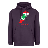 Plum Lebanon Flag Cedar Tree Beirut Lebanese Arabic Arab Islam Heavyweight Hoodie - StudioElite