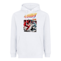 White dare devil Heavyweight Hoodie - StudioElite