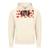 Vintage Artic sugar skull rose libbey glass Vintage Hoodie - BundleAndBundleShop