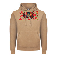 Vintage Coffee sugar skull rose libbey glass Vintage Hoodie - BundleAndBundleShop