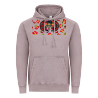 Sugar Skull Rose Libbey Glass Vintage Hoodie | Teevron