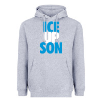 Heather Grey ice up son Heavyweight Hoodie - StudioElite