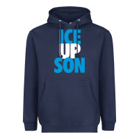 Navy ice up son Heavyweight Hoodie - StudioElite