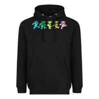 Black jerry's designer bears Heavyweight Hoodie - StudioElite