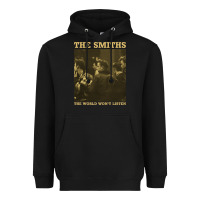 Black the smiths the world won't listen gift men women Heavyweight Hoodie - StudioElite