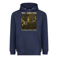 Navy the smiths the world won't listen gift men women Heavyweight Hoodie - StudioElite