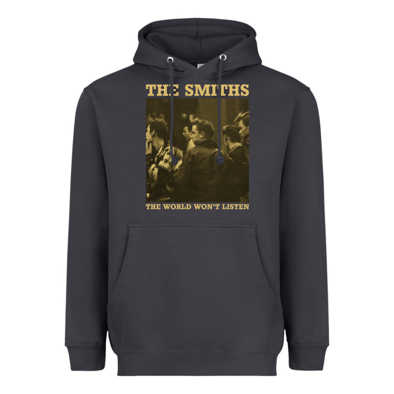 The Smiths The World Won't Listen Gift Men Women Heavyweight Hoodie by StudioElite | Teevron