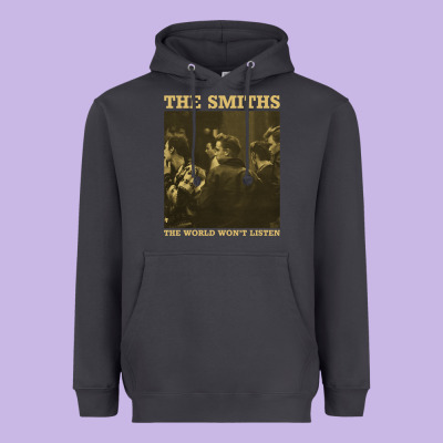 The Smiths The World Won't Listen Gift Men Women Heavyweight Hoodie Designed By Studioelite