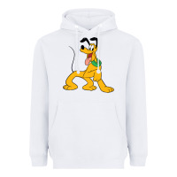 White pluto Heavyweight Hoodie - StudioElite