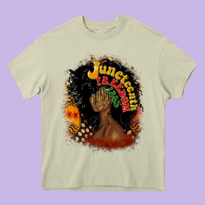 Juneteenth Freedom 1865 Heavy Core Tee Designed By Cowgirlartshop