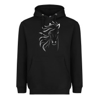 Black horse lover gifts Heavyweight Hoodie - StudioElite