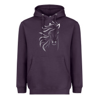 Plum horse lover gifts Heavyweight Hoodie - StudioElite