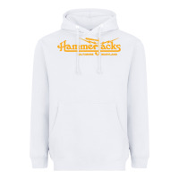 White Hammerjacks 70S Heavyweight Hoodie - StudioElite