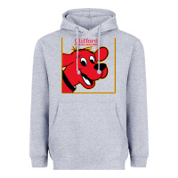 Heather Grey clifford the big red dog Heavyweight Hoodie - StudioElite