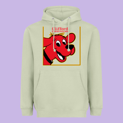 Clifford The Big Red Dog Heavyweight Hoodie Designed By Studioelite