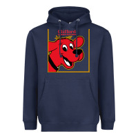 Navy clifford the big red dog Heavyweight Hoodie - StudioElite