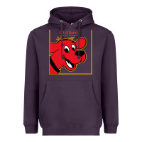 Plum clifford the big red dog Heavyweight Hoodie - StudioElite