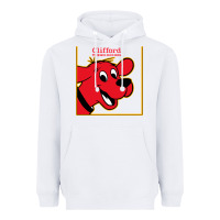 White clifford the big red dog Heavyweight Hoodie - StudioElite
