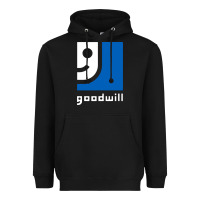 Black goodwill Heavyweight Hoodie - StudioElite