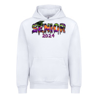White senior 2024 halloween Urban Hoodie - RanaPortraitStore