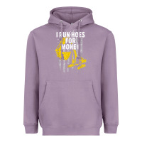 Lavender heavy equipment operator i run hoes for money usa flag t shirt Heavyweight Hoodie - StudioElite