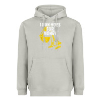 Moon Dust heavy equipment operator i run hoes for money usa flag t shirt Heavyweight Hoodie - StudioElite