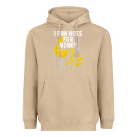 Mushroom heavy equipment operator i run hoes for money usa flag t shirt Heavyweight Hoodie - StudioElite