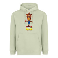 Matcha Crash Bandicoot  Yo Yo Heavyweight Hoodie - StudioElite