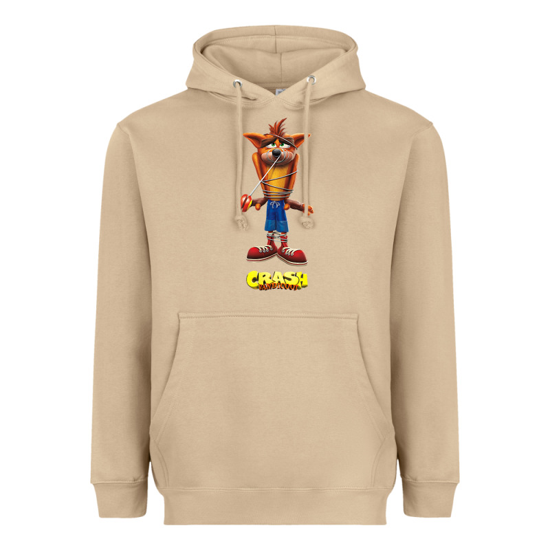 Crash Bandicoot  Yo Yo Heavyweight Hoodie by StudioElite | Teevron