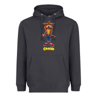 Smoke Crash Bandicoot  Yo Yo Heavyweight Hoodie - StudioElite