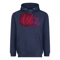 Navy Delta Dawn Classic Heavyweight Hoodie - StudioElite