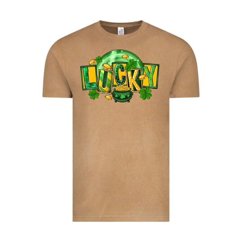 St. Patrick's Day Lucky Vintage Tee by FaDigitalArtStudio | Teevron