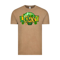 Vintage Coffee St. Patrick's Day lucky Vintage Tee - FaDigitalArtStudio