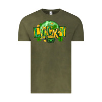 Vintage Olive St. Patrick's Day lucky Vintage Tee - FaDigitalArtStudio