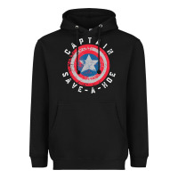 Black Captain Save-A-Hoe Vintage Funny Retro Heavyweight Hoodie - StudioElite