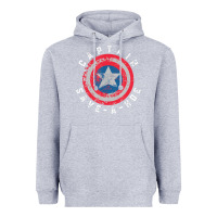 Heather Grey Captain Save-A-Hoe Vintage Funny Retro Heavyweight Hoodie - StudioElite