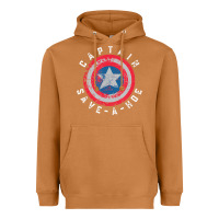 Meerkat Captain Save-A-Hoe Vintage Funny Retro Heavyweight Hoodie - StudioElite