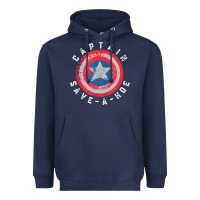 Captain Save-a-hoe Vintage Funny Retro Heavyweight Hoodie | Teevron