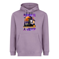 Lavender my broom broke so now i drive a j.e.e.p witch halloween t shirt Heavyweight Hoodie - StudioElite