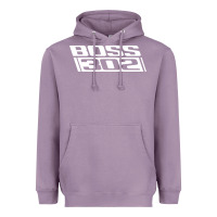 Lavender boss 302 (white) Heavyweight Hoodie - StudioElite