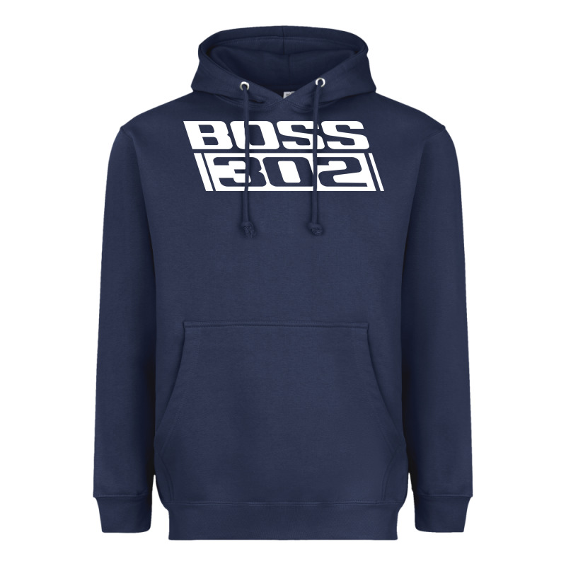 Boss 302 (white) Heavyweight Hoodie by StudioElite | Teevron