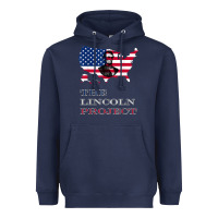 The Lincoln Project Save Usa Abraham Lincoln American Flag T Shirt Heavyweight Hoodie | Teevron