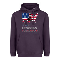 Plum the lincoln project save usa abraham lincoln american flag t shirt Heavyweight Hoodie - StudioElite