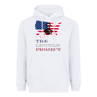 White the lincoln project save usa abraham lincoln american flag t shirt Heavyweight Hoodie - StudioElite