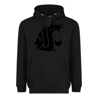 Black washington state cougars football Heavyweight Hoodie - StudioElite