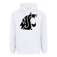 White washington state cougars football Heavyweight Hoodie - StudioElite