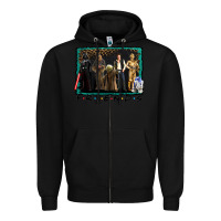 Black friends movie characters Zipper Hoodie - AdoDesignShop