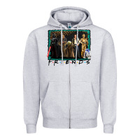 Heather Grey friends movie characters Zipper Hoodie - AdoDesignShop