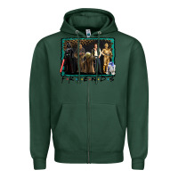 Sports Green friends movie characters Zipper Hoodie - AdoDesignShop