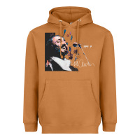 Meerkat Original Portrait of Luciano Pavarotti Heavyweight Hoodie - StudioElite